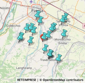 Mappa 43030 Montechiarugolo PR, Italia (6.342)