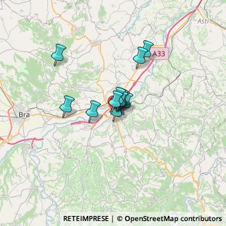 Mappa Via Santorre di Santarosa, 12051 Alba CN, Italia (3.78333)