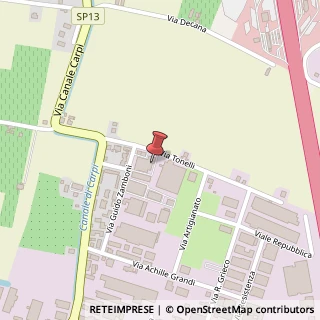 Mappa Via Tonelli, 20/30, 41011 Campogalliano, Modena (Emilia Romagna)