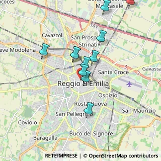 Mappa Via Francesco Crispi, 42100 Reggio nell'Emilia RE, Italia (1.71091)