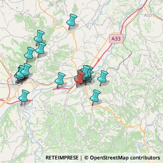 Mappa Via Vivaro, 12051 Alba CN, Italia (8.07)