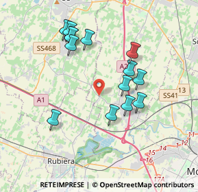 Mappa SP 13bis, 41011 Campogalliano MO (3.62286)