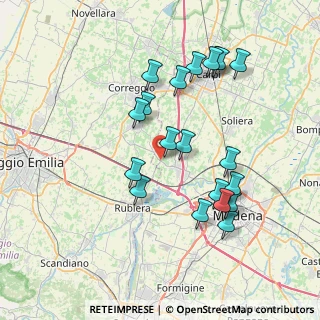 Mappa SP 13bis, 41011 Campogalliano MO (7.554)