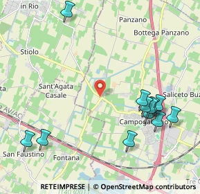 Mappa SP 13bis, 41011 Campogalliano MO (2.505)