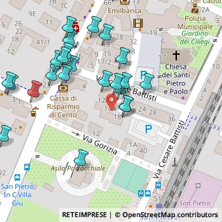 Mappa Via Cesare Battisti, 40018 San Pietro In Casale BO, Italia (0.072)