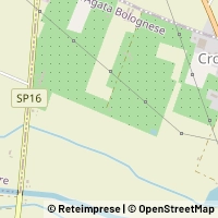 Map Sant'Agata Bolognese