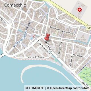 Mappa Via Marina, 42, 44022 Comacchio, Ferrara (Emilia Romagna)