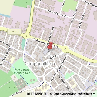Mappa Via Francesco Crotti, 52, 41011 Campogalliano, Modena (Emilia Romagna)