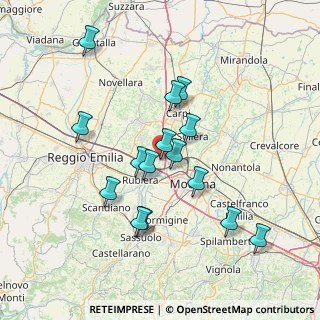 Mappa Via San Martino, 41011 Campogalliano MO, Italia (13.61333)