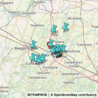 Mappa Via Monteverdi, 41011 Campogalliano MO, Italia (9.43059)