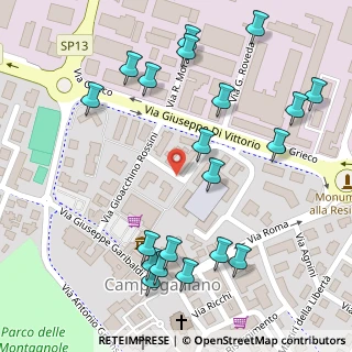 Mappa Piazza delle Bilancie, 41011 Campogalliano MO, Italia (0.1585)