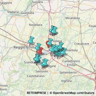 Mappa Piazza delle Bilancie, 41011 Campogalliano MO, Italia (10.19158)