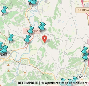 Mappa Via San Martino, 15010 Orsara Bormida AL, Italia (6.695)