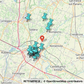 Mappa Strada Munarola, 41122 Navicello , Italia (7.00278)