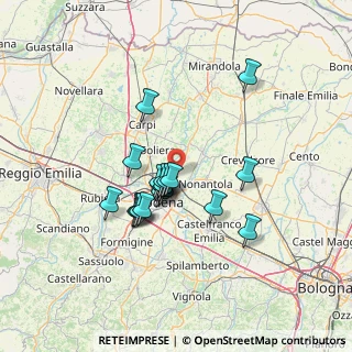 Mappa Strada Munarola, 41122 Navicello , Italia (10.80105)