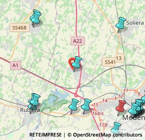 Mappa Largo John Lennon, 41011 Campogalliano MO, Italia (7.0025)