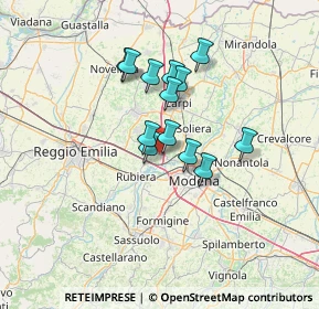 Mappa Largo John Lennon, 41011 Campogalliano MO, Italia (10.15769)