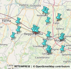 Mappa Piazza Zara, 42122 Reggio nell'Emilia RE, Italia (16.42333)