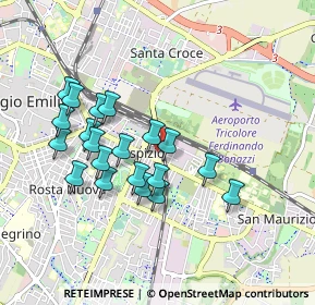 Mappa Piazza Zara, 42122 Reggio nell'Emilia RE, Italia (0.837)