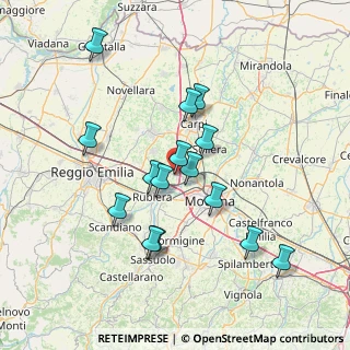 Mappa Via Gioacchino Rossini, 41011 Campogalliano MO, Italia (13.616)