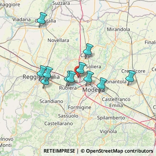 Mappa Via Gioacchino Rossini, 41011 Campogalliano MO, Italia (12.45364)