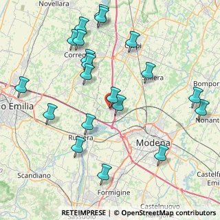 Mappa Via Gioacchino Rossini, 41011 Campogalliano MO, Italia (9.455)