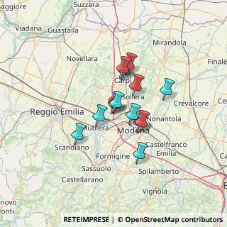 Mappa Via XXV Luglio, 41011 Campogalliano MO, Italia (9.41308)
