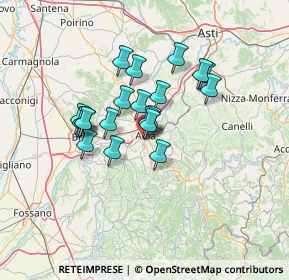 Mappa Via Francesco Crispi, 12051 Alba CN, Italia (10.316)