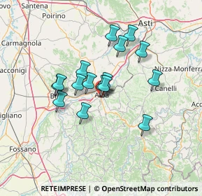 Mappa Via Francesco Crispi, 12051 Alba CN, Italia (10.7725)