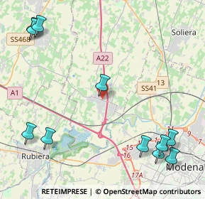 Mappa 41011 Campogalliano MO, Italia (6.00091)