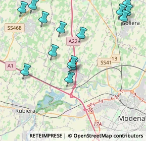 Mappa 41011 Campogalliano MO, Italia (5.00786)