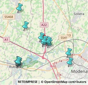 Mappa 41011 Campogalliano MO, Italia (4.06)