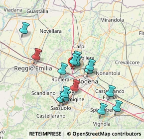 Mappa 41011 Campogalliano MO, Italia (13.28733)