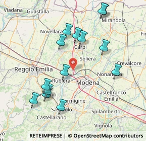 Mappa 41011 Campogalliano MO, Italia (16.55857)