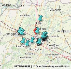 Mappa 41011 Campogalliano MO, Italia (10.142)