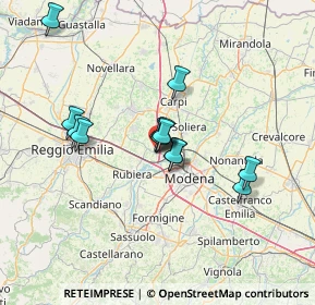 Mappa 41011 Campogalliano MO, Italia (10.93462)
