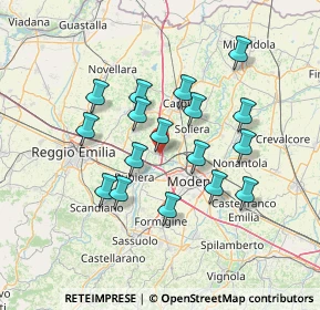 Mappa 41011 Campogalliano MO, Italia (12.44118)