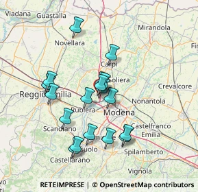 Mappa 41011 Campogalliano MO, Italia (12.37278)