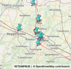 Mappa 41011 Campogalliano MO, Italia (25.25786)