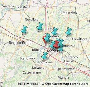 Mappa 41011 Campogalliano MO, Italia (8.77923)