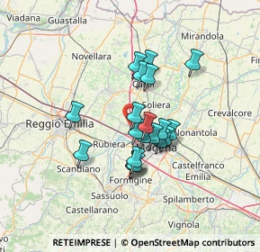 Mappa 41011 Campogalliano MO, Italia (10.158)