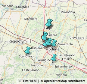 Mappa 41011 Campogalliano MO, Italia (7.95818)