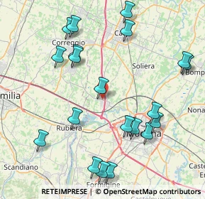 Mappa 41011 Campogalliano MO, Italia (9.5155)