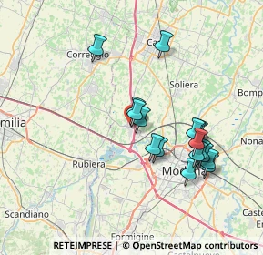 Mappa 41011 Campogalliano MO, Italia (6.92294)