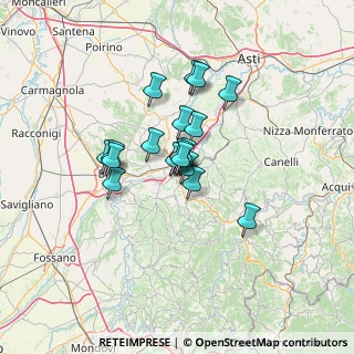 Mappa Via Rorine, 12051 Alba CN, Italia (9.255)