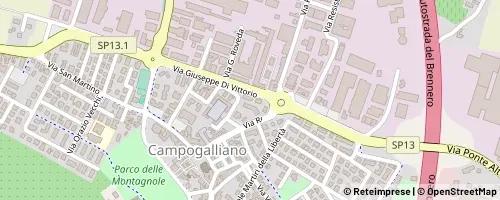 Mappa Campogalliano