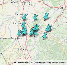 Mappa Via Adige, 12042 Bra CN, Italia (9.5325)