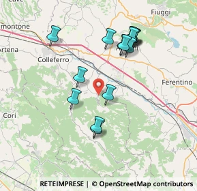 Mappa Borgo S. Marino, 00030 Gorga RM, Italia (7.628)