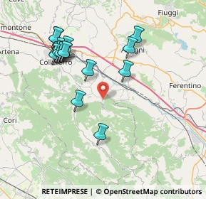 Mappa Borgo S. Marino, 00030 Gorga RM, Italia (8.45938)
