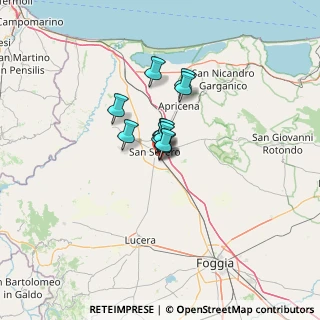 Mappa Via Vernola, 71016 San severo FG, Italia (6.80818)